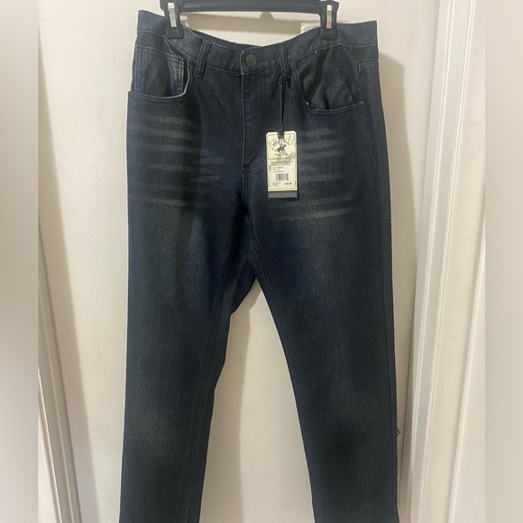 Beverly Hills Polo Club Other - NWT Men’s Beverly Hills Polo Club Relaxed Straight Fit Blue Jeans, 34” x 30”